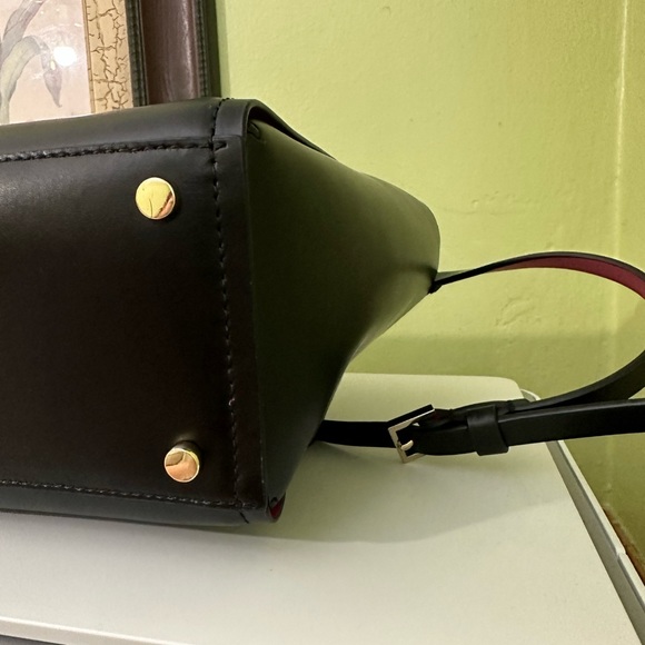 ♥️♠️ KATE SPADE ♣️♥️ARBOUR HILL CHARLINE CROSSBODY HANDBAG BLACK AND PINK - Picture 14 of 15